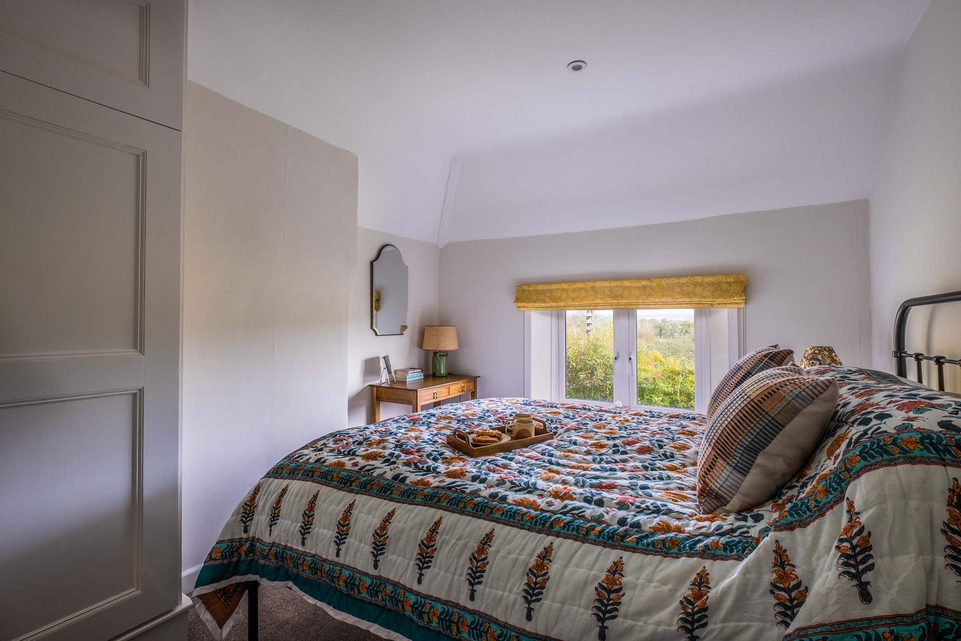 Bedroom 2 has a comfy king-size bed.