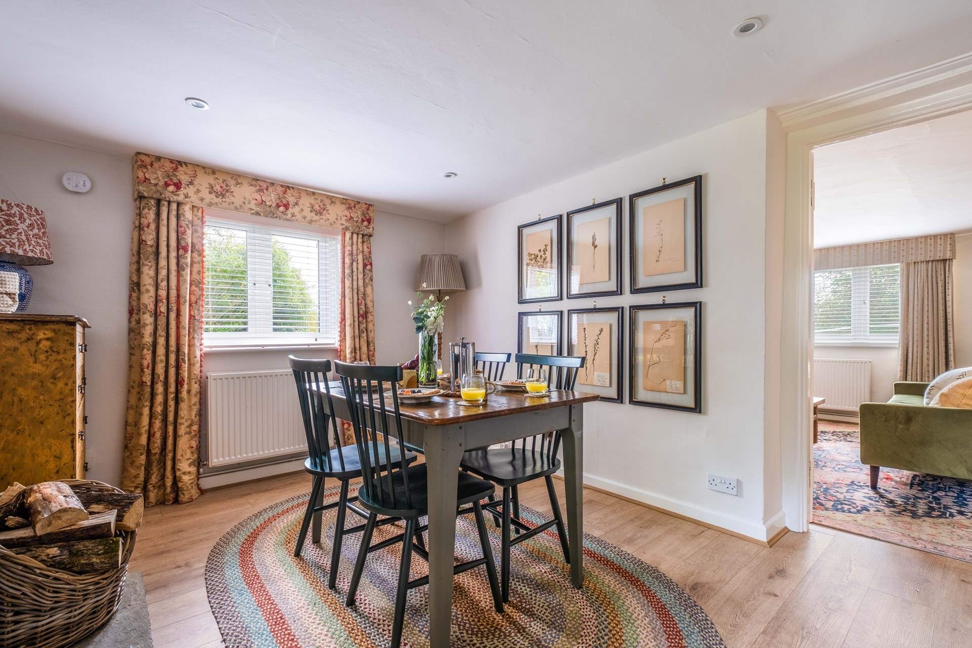 The delightful dining-room.