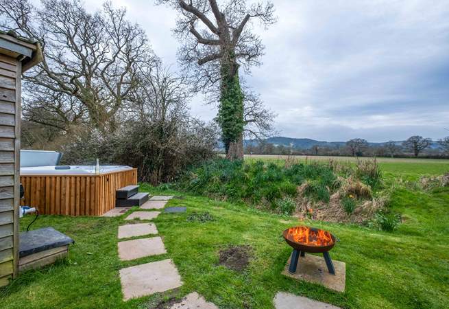 Enjoy the countryside views.