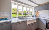 Washing up here will never be a chore with that fabulous view of the garden! - Thumbnail Image