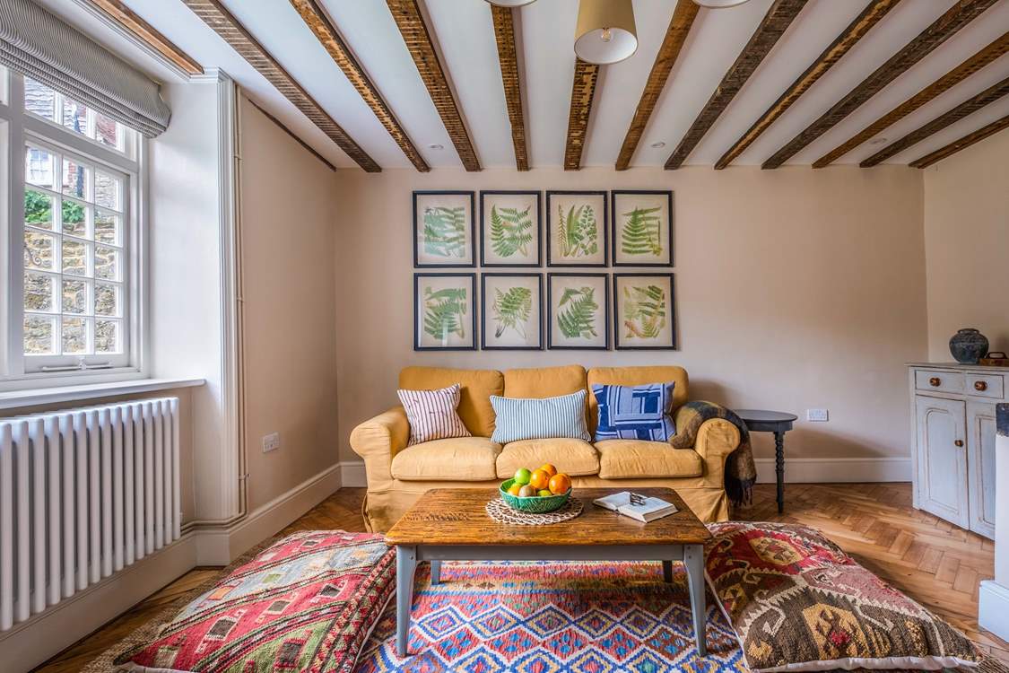 The cosy snug is ideal if guests have differing ideas of what to watch on TV!