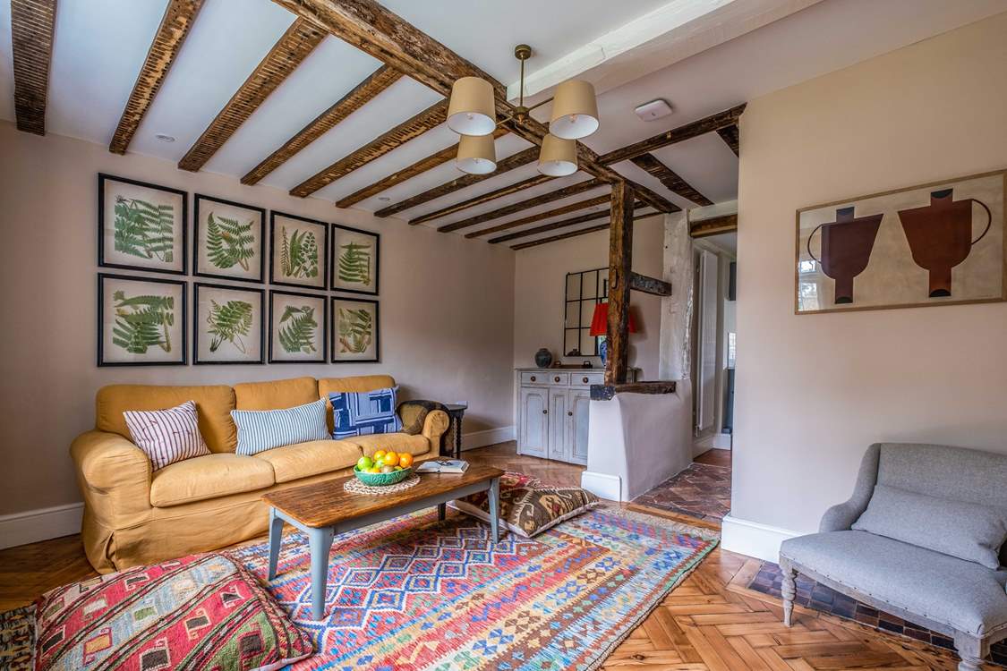 The cosy snug is the perfect place for a quiet read or to catch a movie on the Smart TV.