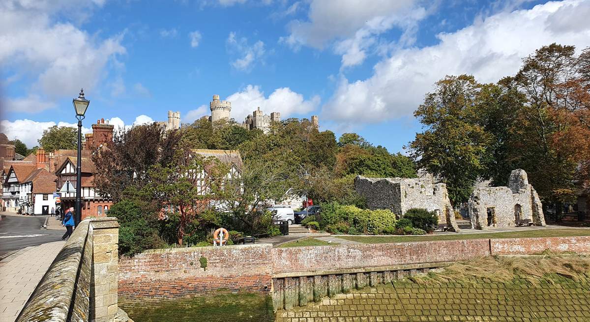 The pretty town of Arundel with it's Castle.