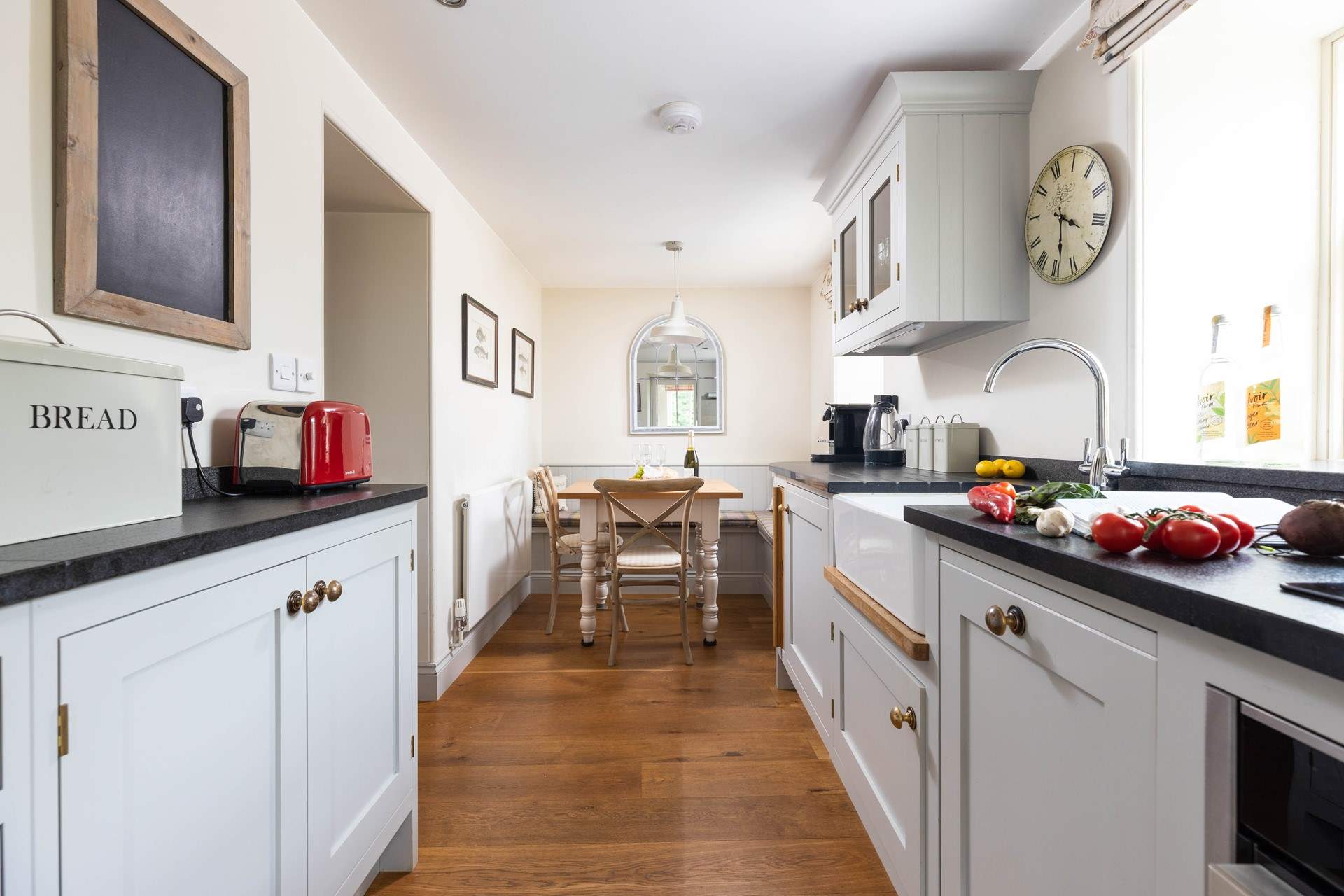 Perfect for sociable dining, the kitchen/diner.