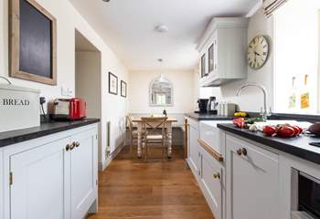 Perfect for sociable dining, the kitchen/diner.