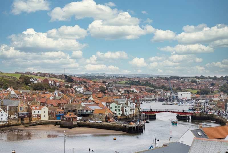 Whitby is a delightful fishing town with characterful streets and a vibrant harbour.