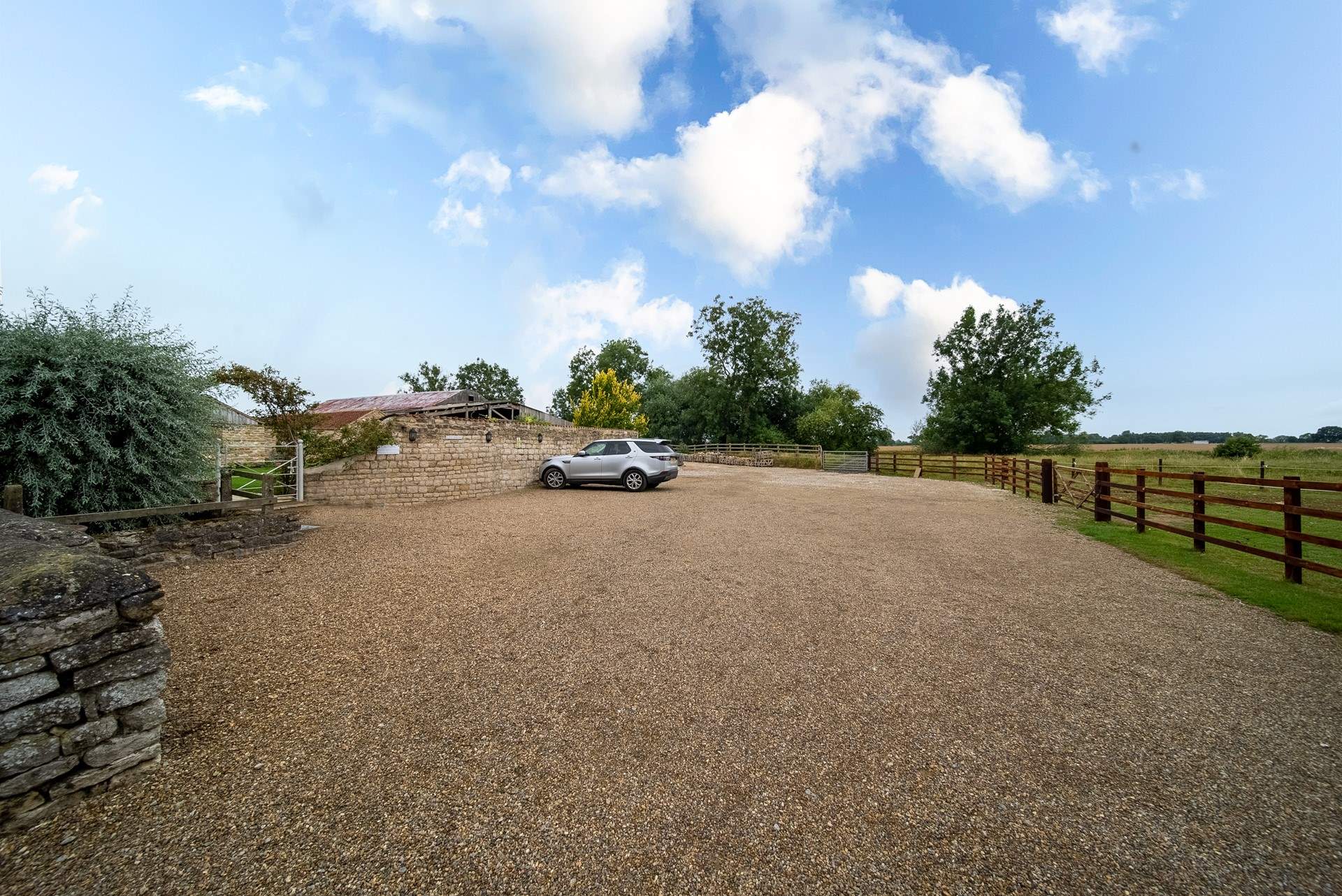 There is plenty of parking available next to the cottage.