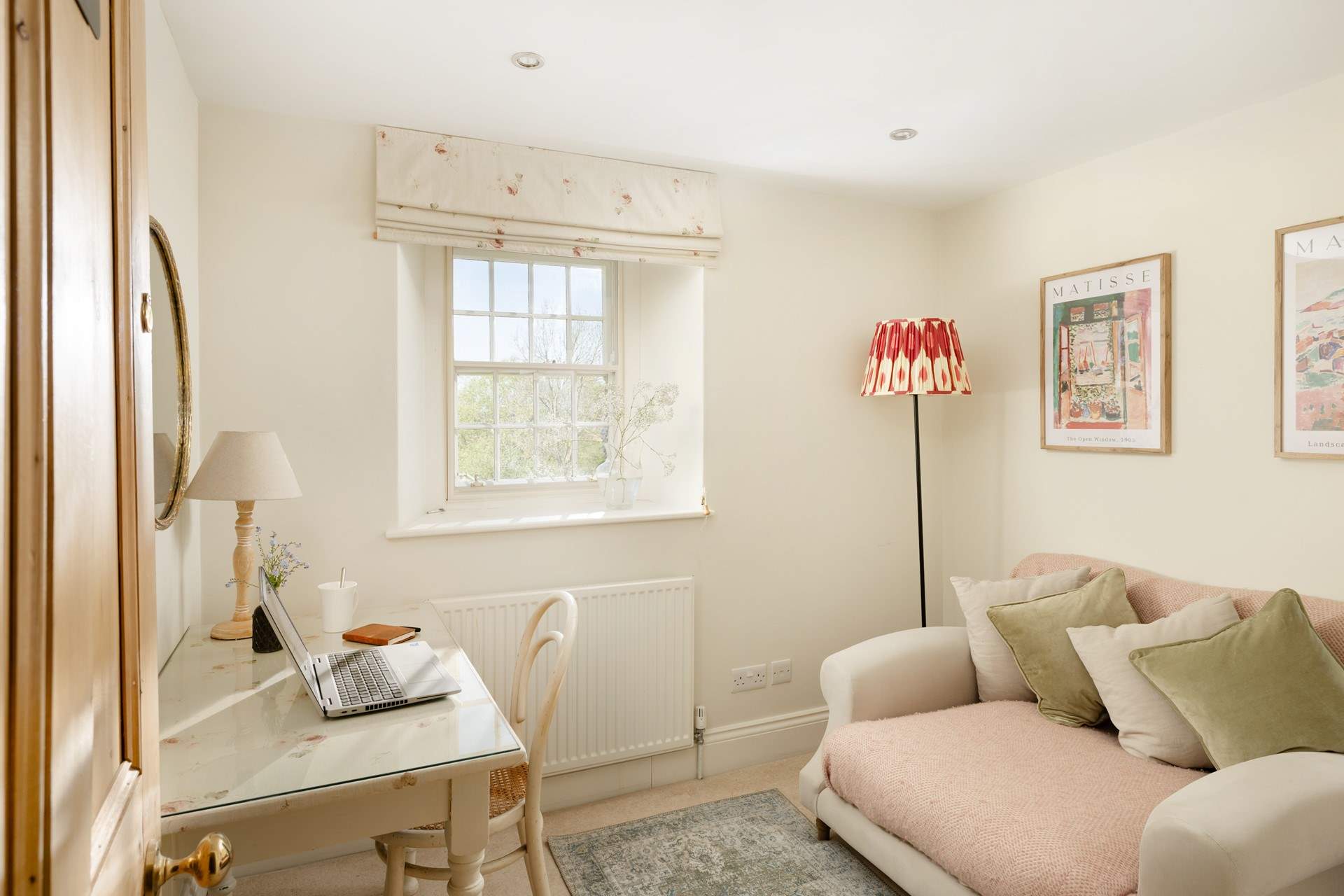 The cosy snug is a wonderful place to curl up with a good book.