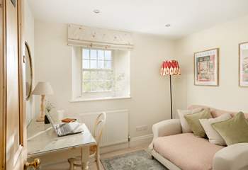 The cosy snug is a wonderful place to curl up with a good book.