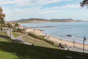 Lovely views from the Langmoor and Lister Gardens across to Golden Cap - the highest point on the south coast.