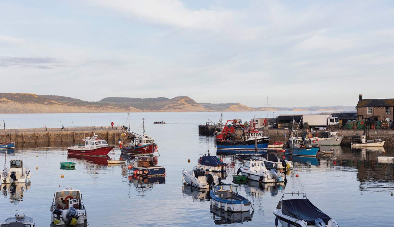 Watch the boats come and go in the harbour.