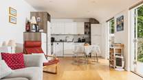 The well-appointed kitchen.
