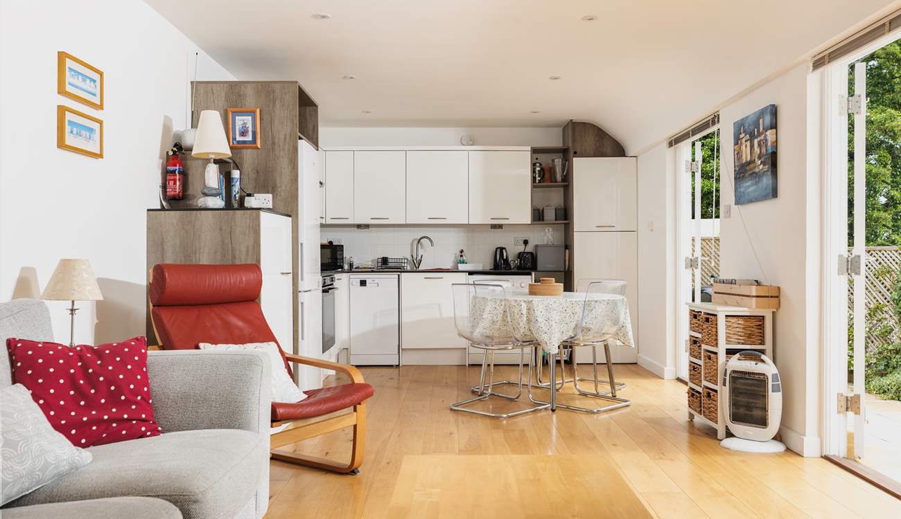 The well-appointed kitchen.