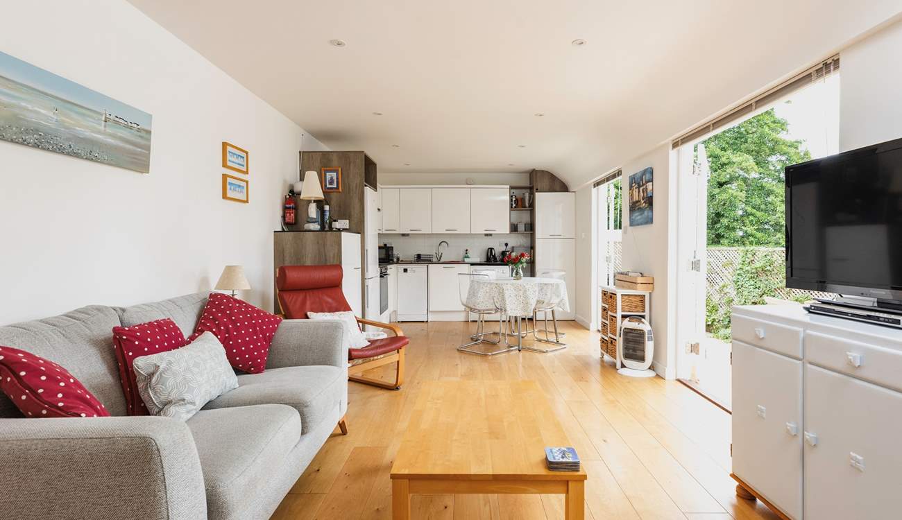 Enjoy the sun inside and out.