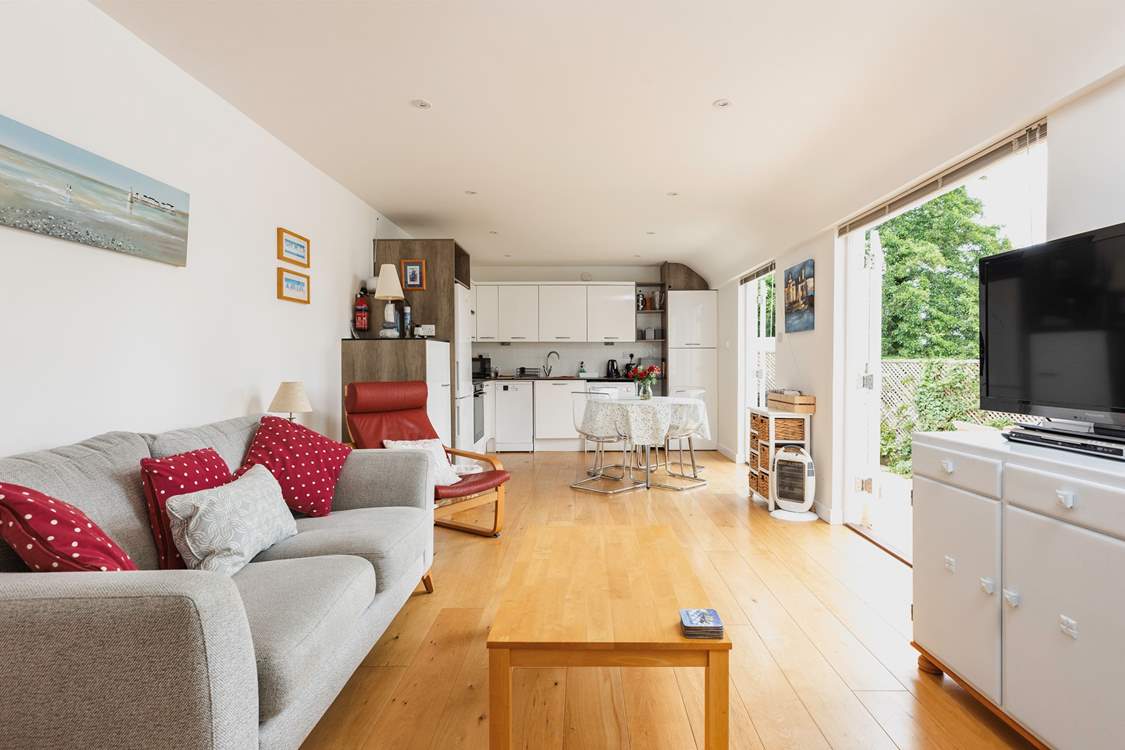 Enjoy the sun inside and out.