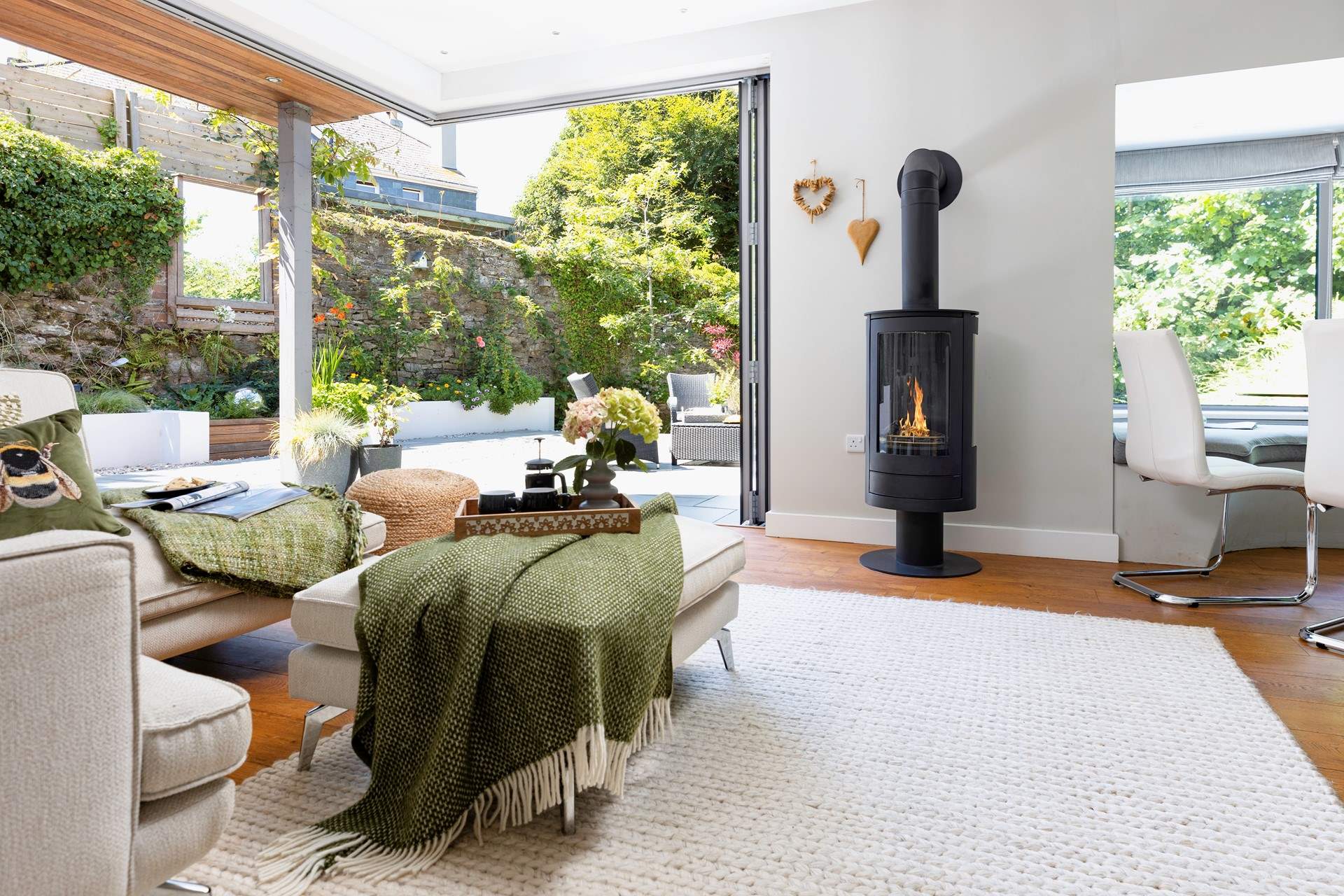 Venture up to the first floor and you'll be greeted by a stunning open plan living space.