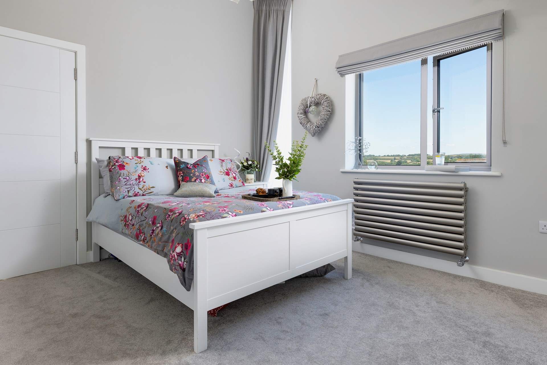 The high ceilings in bedroom three give a brilliant roomy feel.