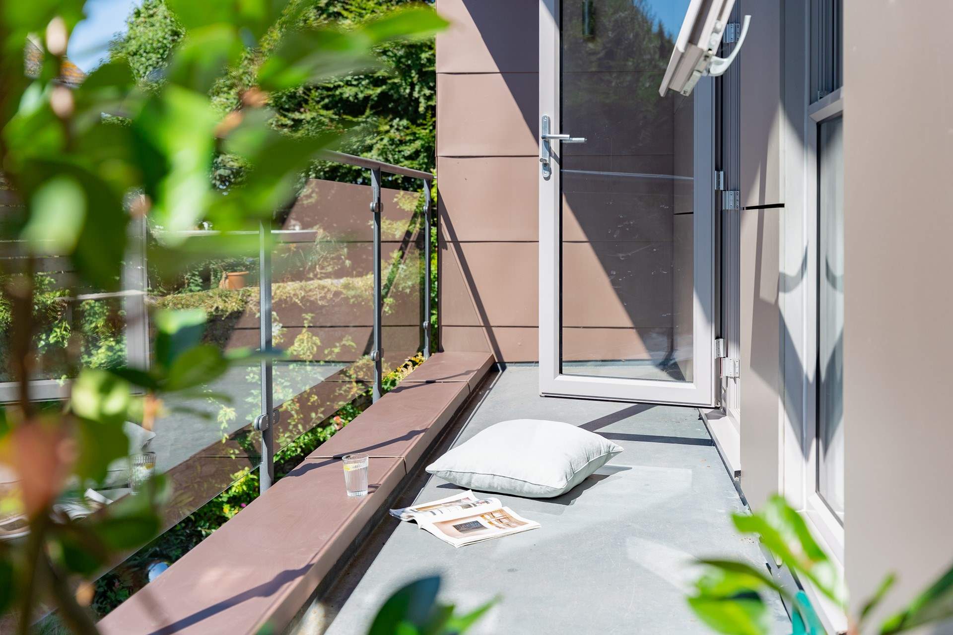 Step outside and enjoy the Devonshire sunshine from the fantastic balcony.