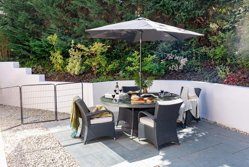 Enjoy a spot of al fresco dining at the wonderful outdoor dining area.