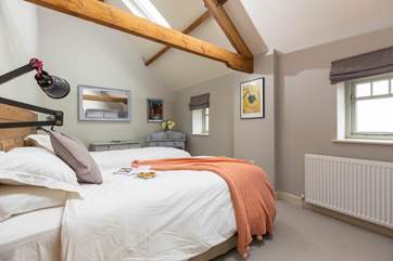 This bedroom can be made up as twins or a super-king double, you choose.