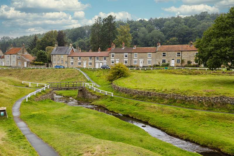 Visit one of the prettiest villages in Yorkshire, Hutton Le Hole.