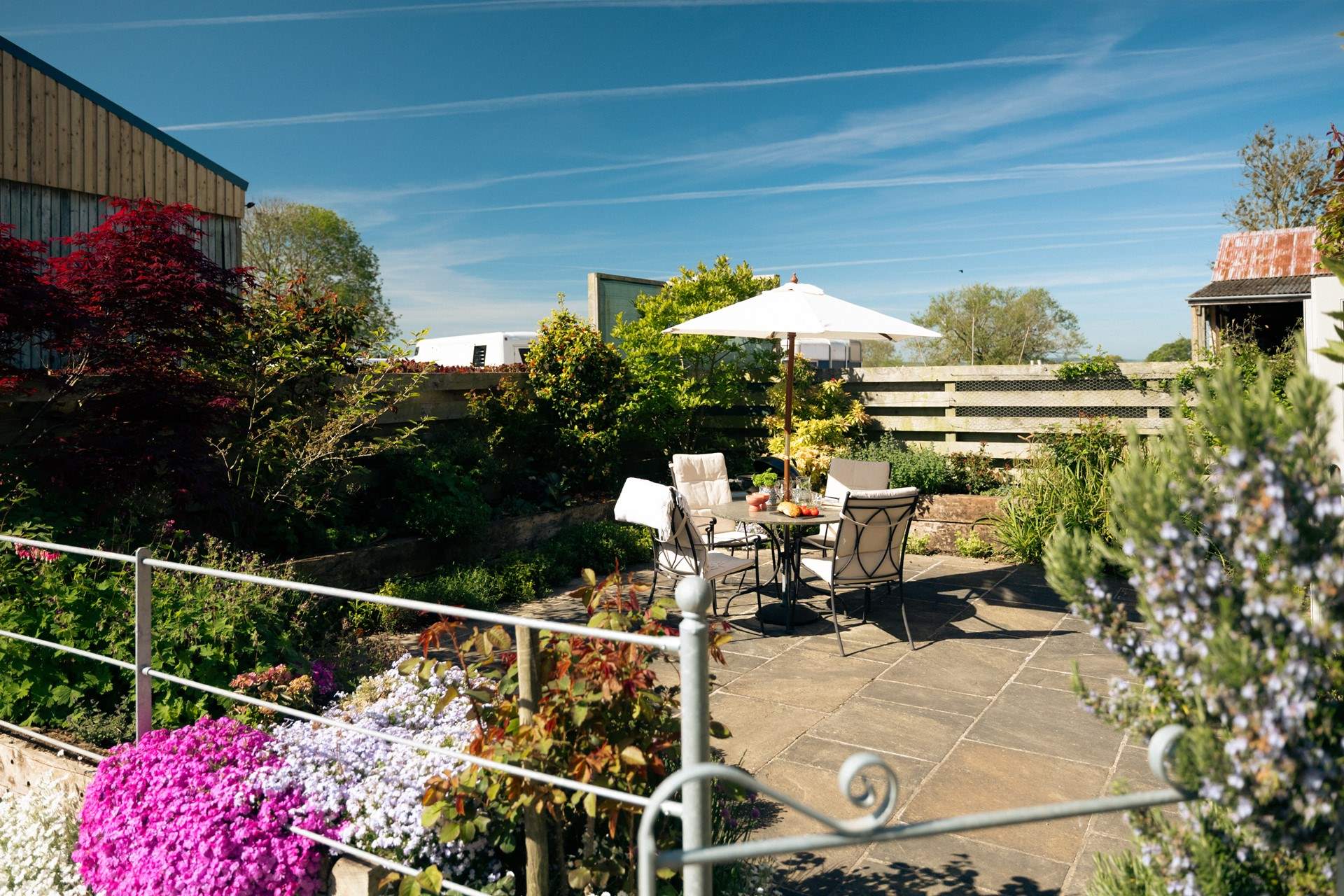 Spend time outside in the garden.