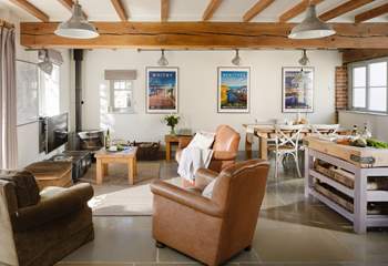 Relax in front of the cosy wood-burner after a day on the moors.