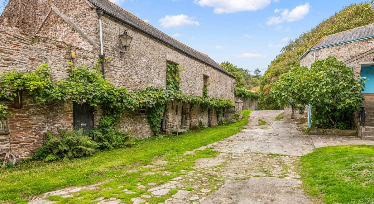 Characterful farm buildings on the estate. Please note, these buildings are not for guest use or access, as are in the process of being restored.