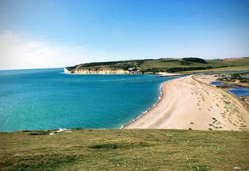 The stunning view of Cuckmere Haven.