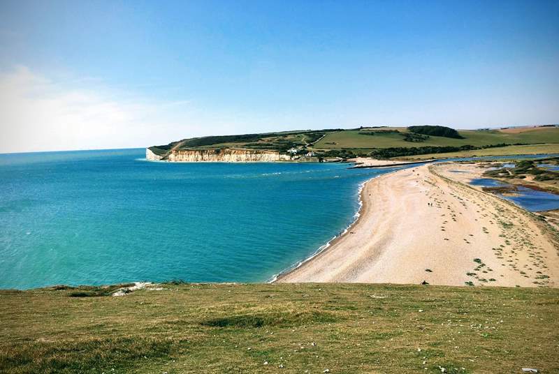 The stunning view of Cuckmere Haven.