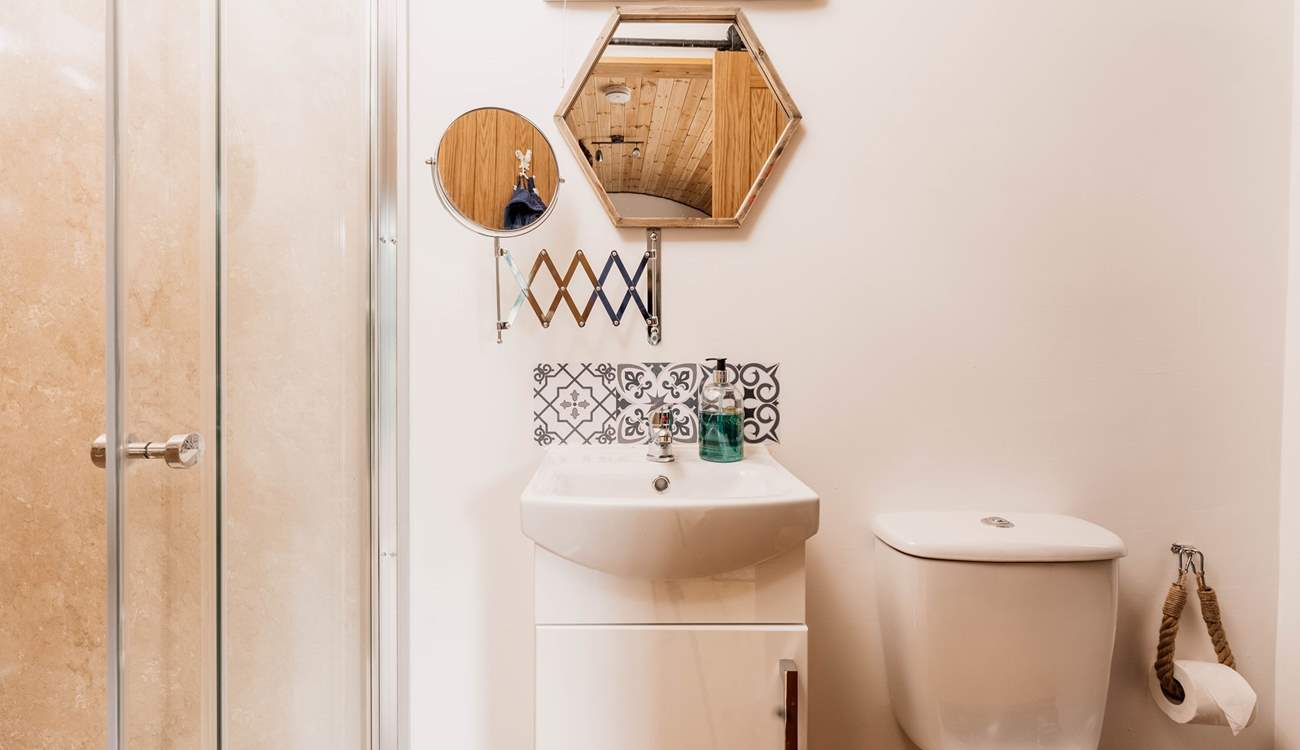 After a day of exploring the wonderful Lake District, freshen up in the lovely shower room. 