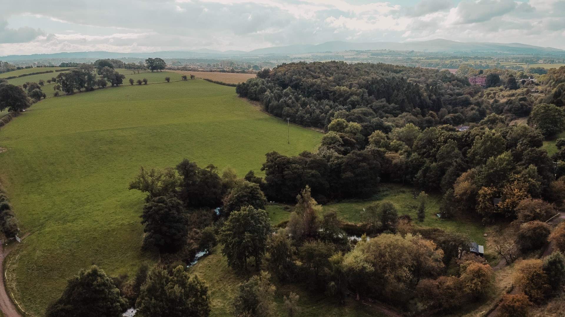 Rolling hills as far as the eye can see.