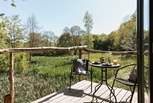 There are so many spaces to sit and watch the natural world pass by.