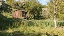 Perched in a meadow and surrounded by woodland, this is a nature lover's dream getaway. 