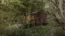 This bespoke cabin offers the perfect retreat from day-to-day life. 