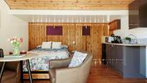 Warm and romantic, this retreat is the dreamiest escape for two.