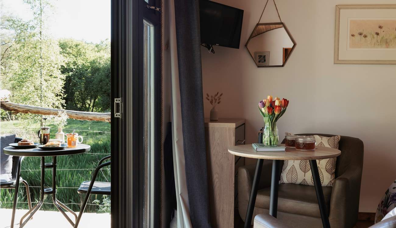 Indoor, outdoor living is a dream here. 