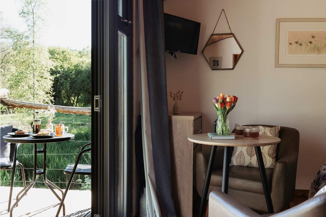 Indoor, outdoor living is a dream here.