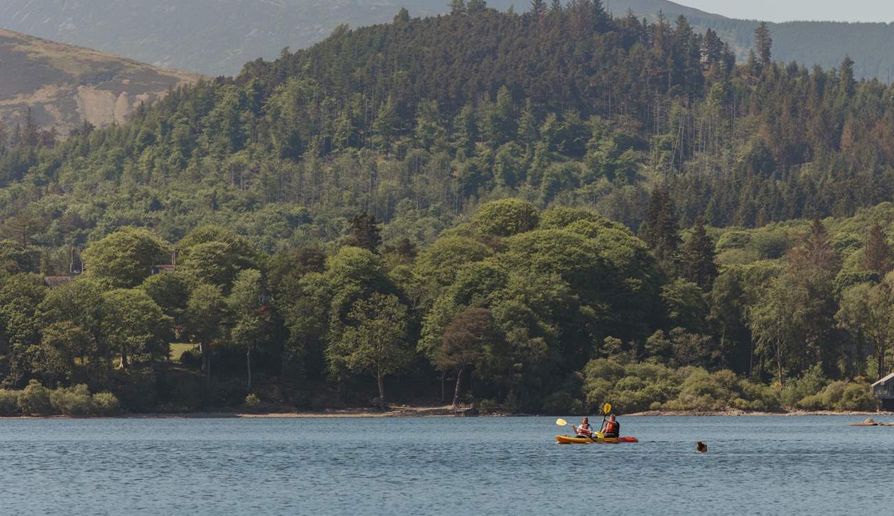 Why not hire kayaks to explore Derwent Water?