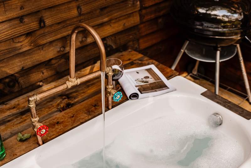 Turn the taps and run yourself a dreamy bubble bath. 