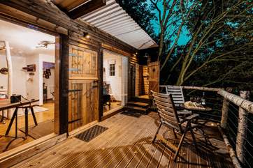 The al fresco shower is another wonderful feature.