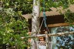 The swing seat is an idyllic spot to sit and relax whilst wrapped in nature.