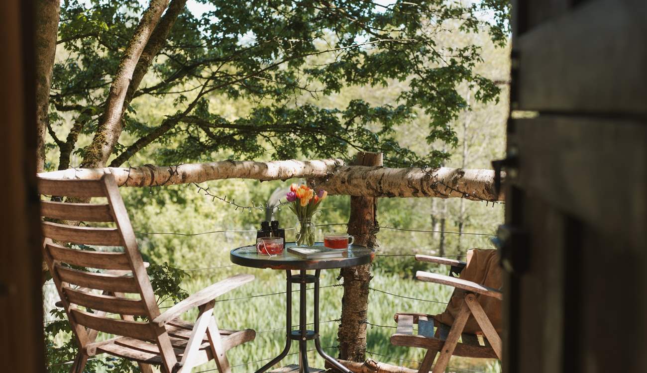 The outdoor space is simply a dream. 