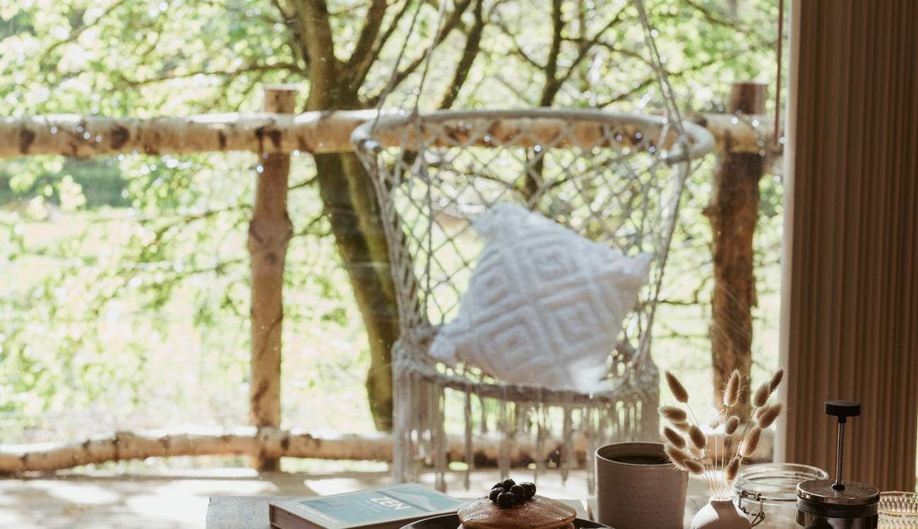 The perfect spot to plan the day's adventure. 
