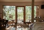 The open windows really allow you to immerse yourself in nature's paradise. 