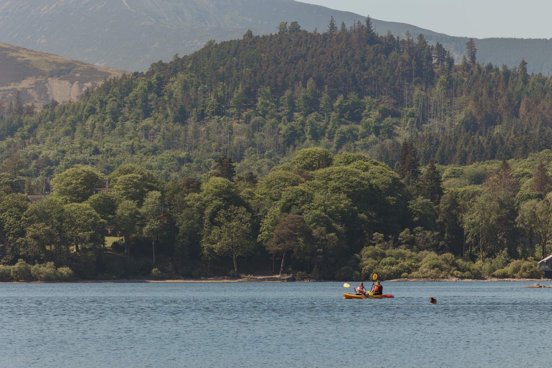 Why not hire kayaks to explore Derwent Water?