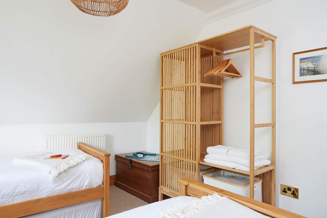 Bedroom Two with storage for all of your holiday essentials.