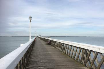 Yarmouth is a short drive from Freshwater with views across the Solent.