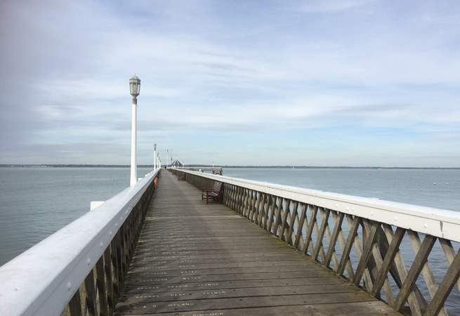 Yarmouth is a short drive from Freshwater with views across the Solent. 