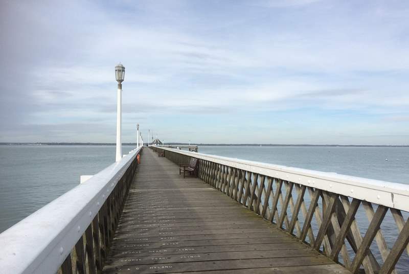 Yarmouth is a short drive from Freshwater with views across the Solent. 